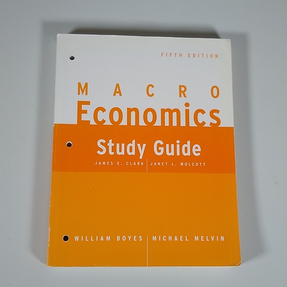 Macroeconomics Textbook and Study Guide Boyes Melvin Fifth Edition - Picture 3 of 5